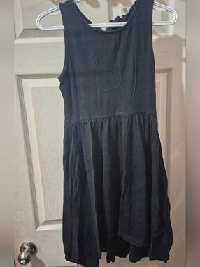 H&M Black Sleeveless Casual Dress
